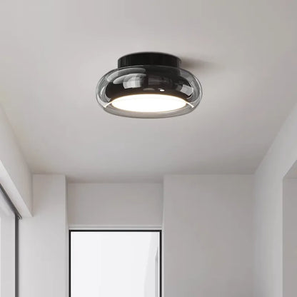 Plafonnier LED Vintage Petit en Acrylique – Charme Rétro et Efficacité Énergétique