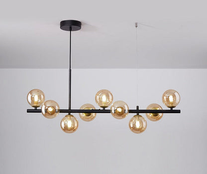 Armature - Pendelleuchte Luxueuse pour Salle à Manger, Élégance Moderne avec Verre et Métal