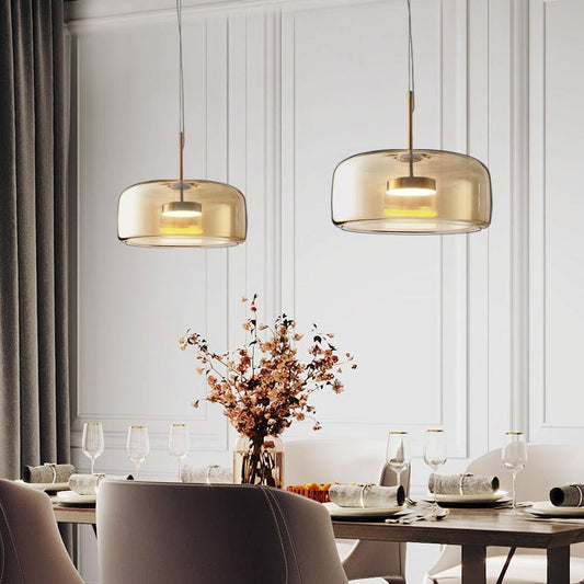 Éclairez votre espace avec la Lampe Pendante Hotel Glass – Élégance et style intemporel pour votre intérieur