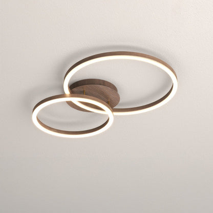 Plafonnier Éléphant en Anneau LED - Luminaire Moderne Design Géométrique avec Éclairage Économe en Énergie