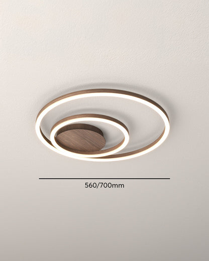 Plafonnier Éléphant en Anneau LED - Luminaire Moderne Design Géométrique avec Éclairage Économe en Énergie
