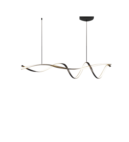 Suspension LED Moderne Noire – Élégance Minimaliste pour Intérieur Contemporain