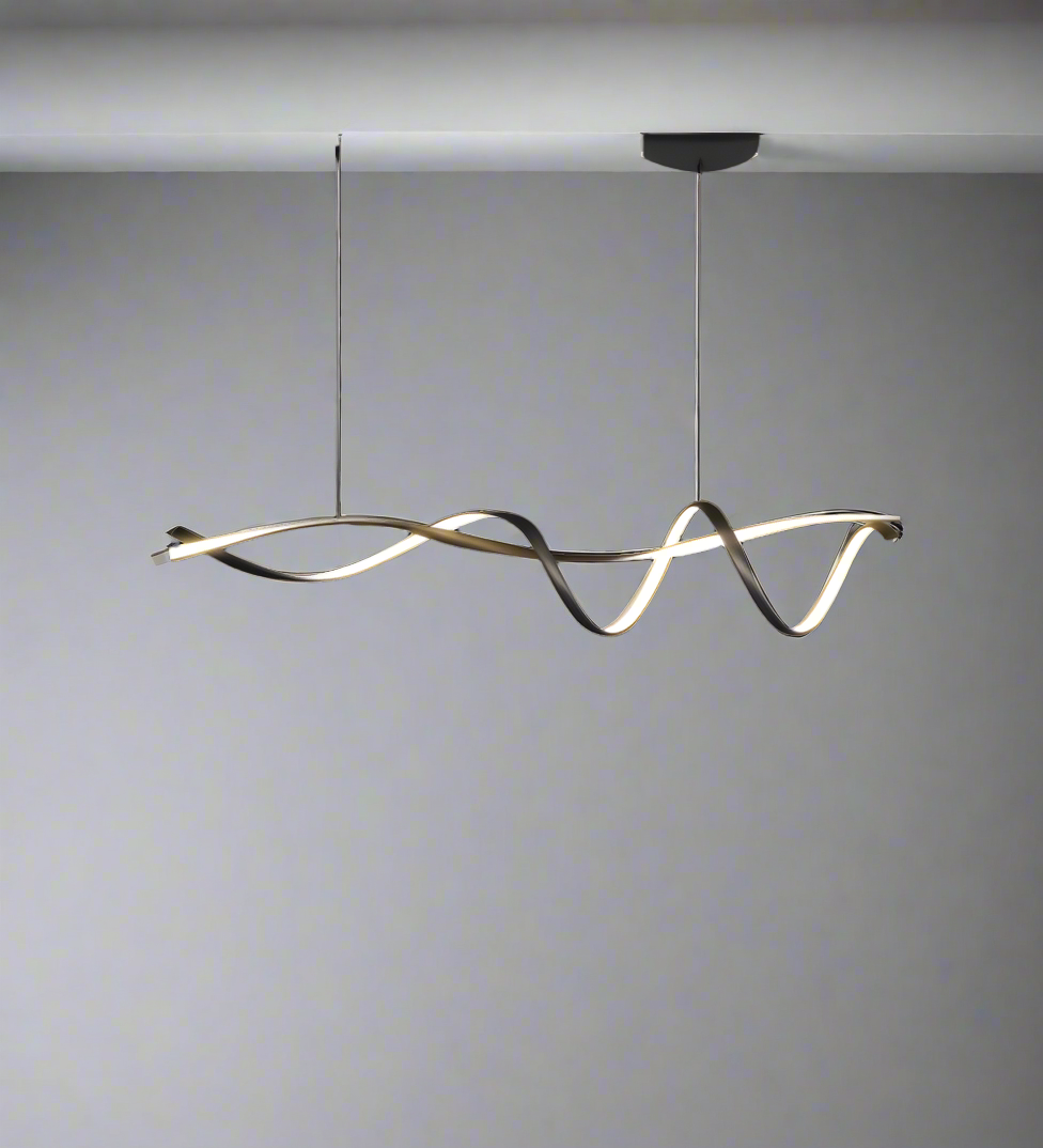 Suspension LED Moderne Noire – Élégance Minimaliste pour Intérieur Contemporain