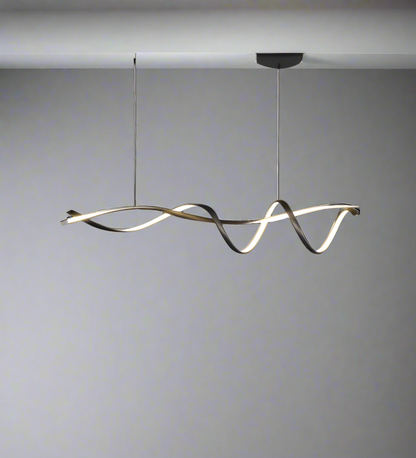 Suspension LED Moderne Noire – Élégance Minimaliste pour Intérieur Contemporain