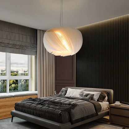 Chandelier Moderne en Acrylique LED - Éclairage Élégant et Minimaliste pour Salon