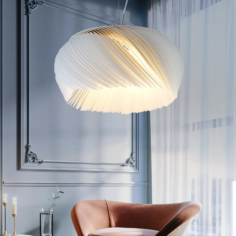 Chandelier Moderne en Acrylique LED - Éclairage Élégant et Minimaliste pour Salon