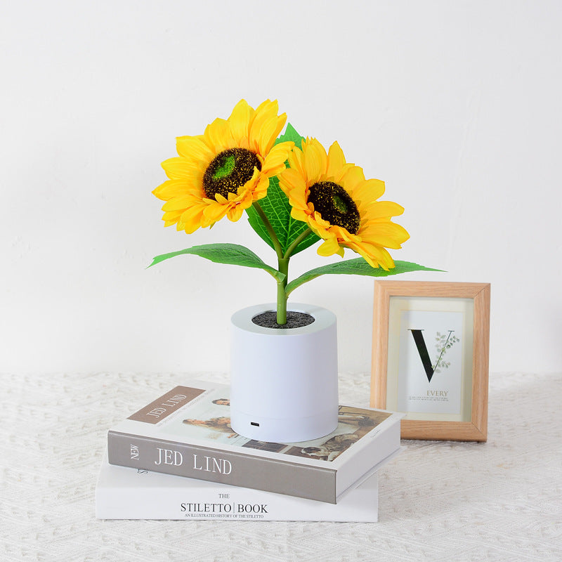 Lampe Tournesol Lumineuse – Éclat Naturel et Élégance Florale