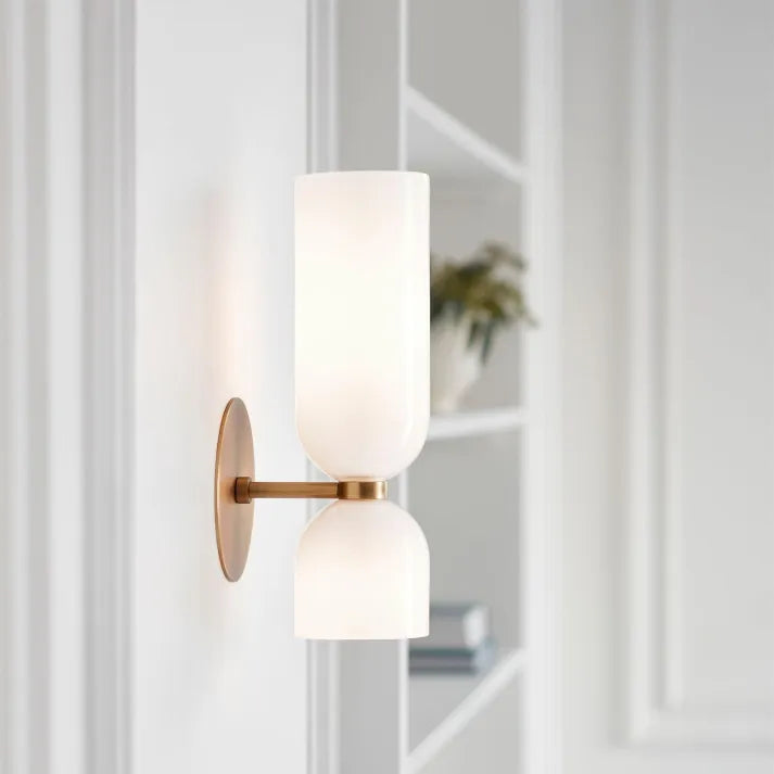 Applique Murale LED Double Tête en Verre – Élégance Moderne et Efficacité Énergétique