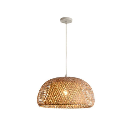 Lampe Pendante en Bambou - Design Artisanal Rattan pour Intérieur Élégant