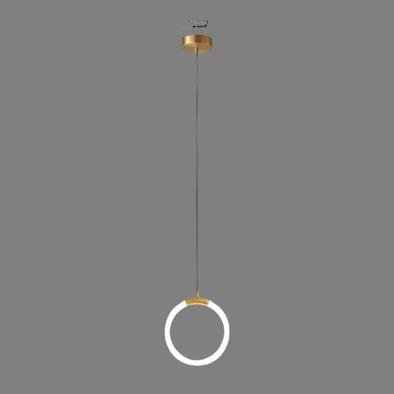 Suspension LED Nordic Simple - Lampe Minimaliste en Métal pour Cuisine, Salle à Manger et Bureau