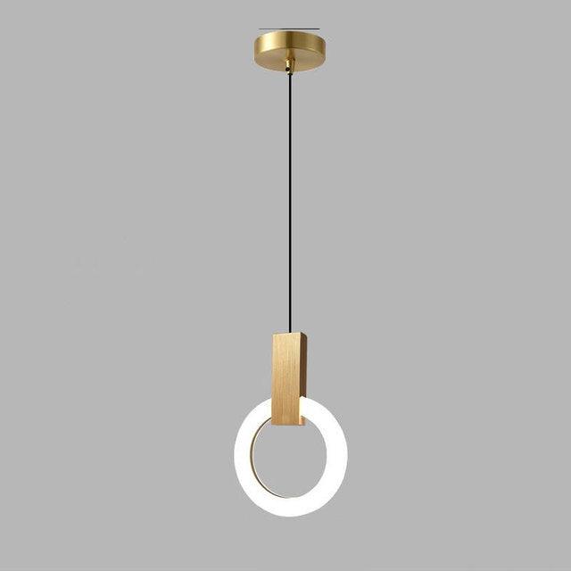 Suspension LED Nordic Ring - Lampe Moderne en Acrylique pour Salle à Manger et Salon