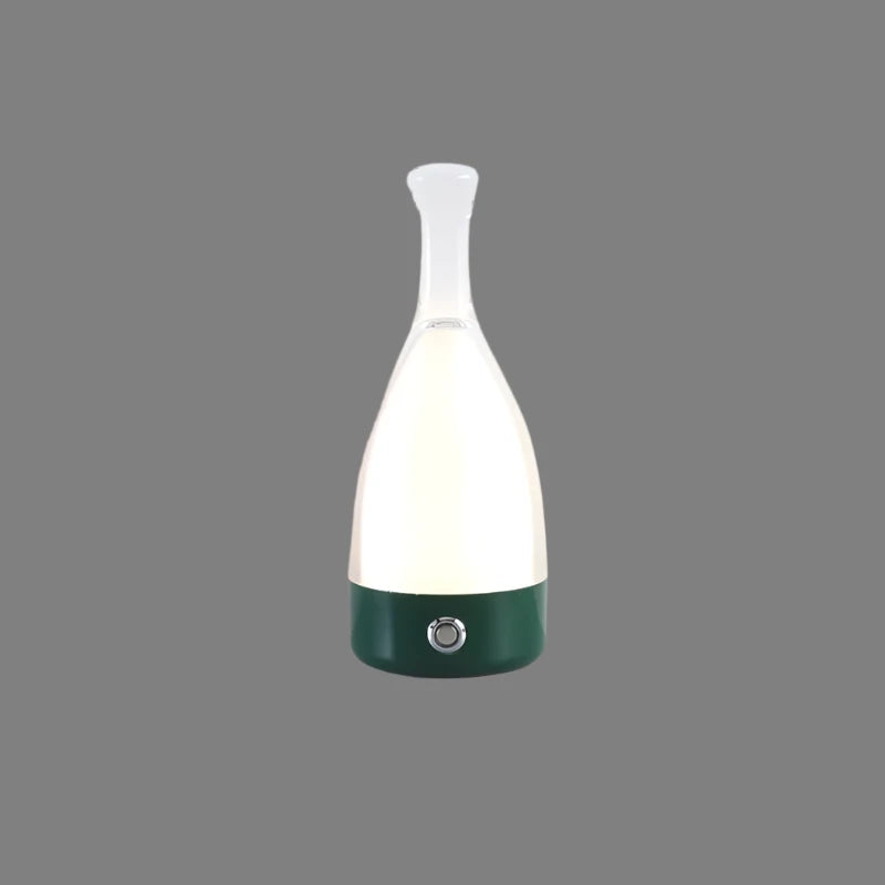 Lampe de Nuit Décorative Rechargeable en Forme de Bouteille de Vin – Éclairage Ambiance LED avec Fonction Dimmable