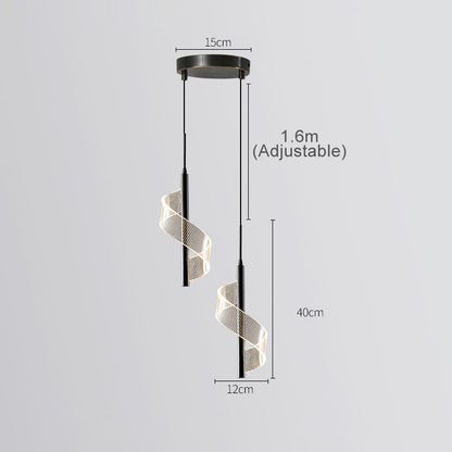 Suspension LED Moderne en Métal - Éclairage Contemporain Écoénergétique
